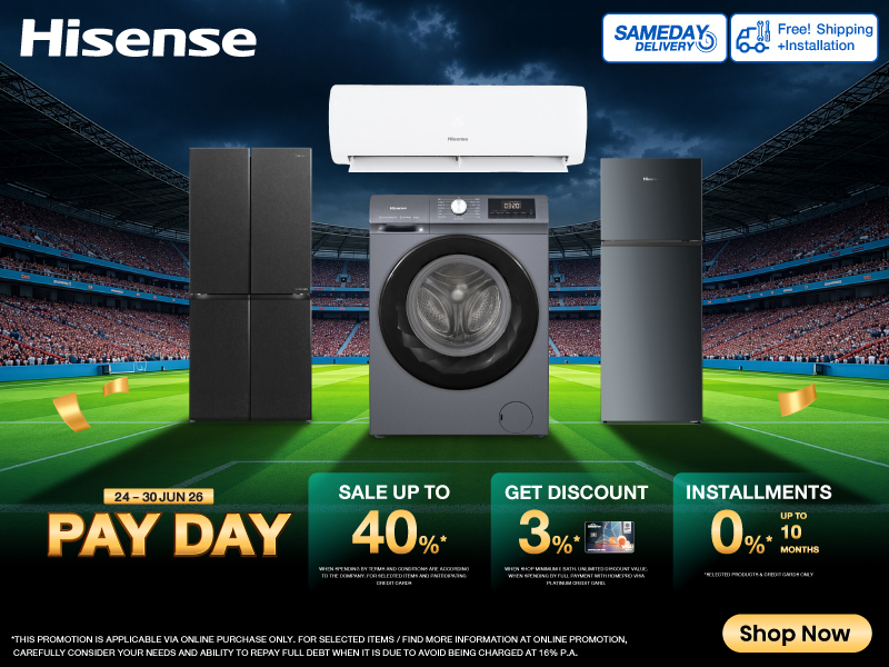 HISENSE PAYDAY SALE